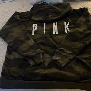 PINK Victoria's Secret Kids Camouflage Hoodie